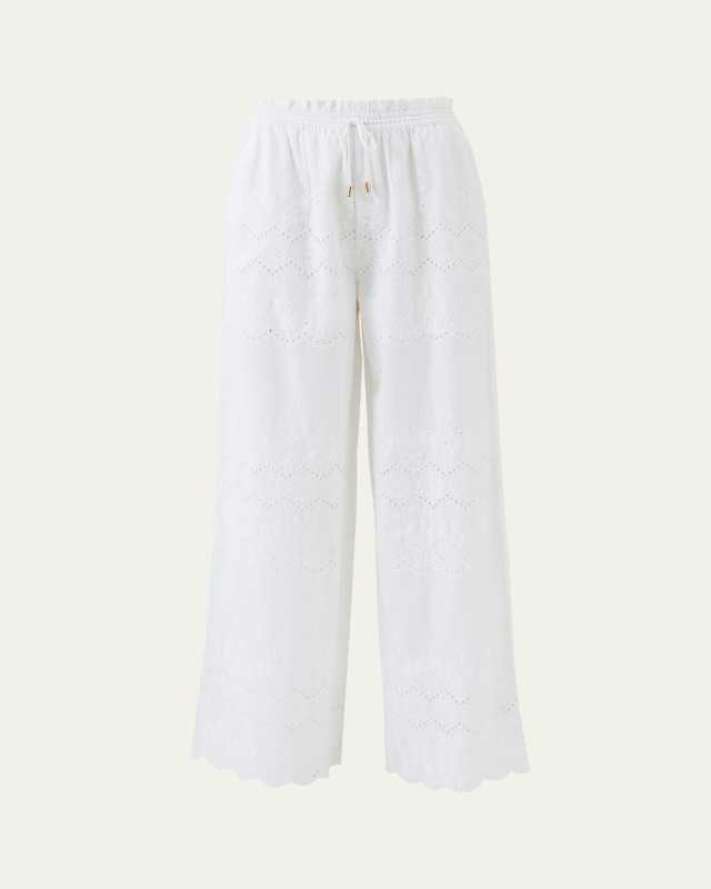 Immy Eyelet Drawstring Trousers
